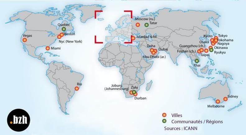 carte géotlds monde