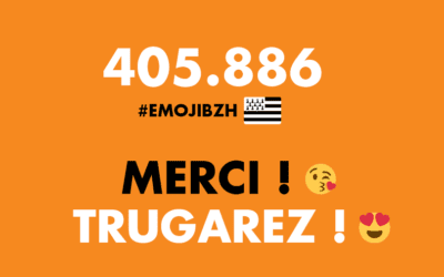 Plus de 400 000 emojis drapeaux bretons générés sur Twitter en 4 semaines !
