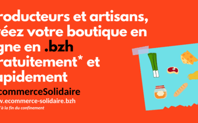 #EcommerceSolidaire : des boutiques de vente en ligne gratuites pour les TPE bretonnes