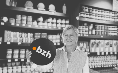 “L’utilisation d’une extension de domaine en .bzh me permet de mettre en avant cette forte culture bretonne.” L&rsquo;échoppe Bretonne