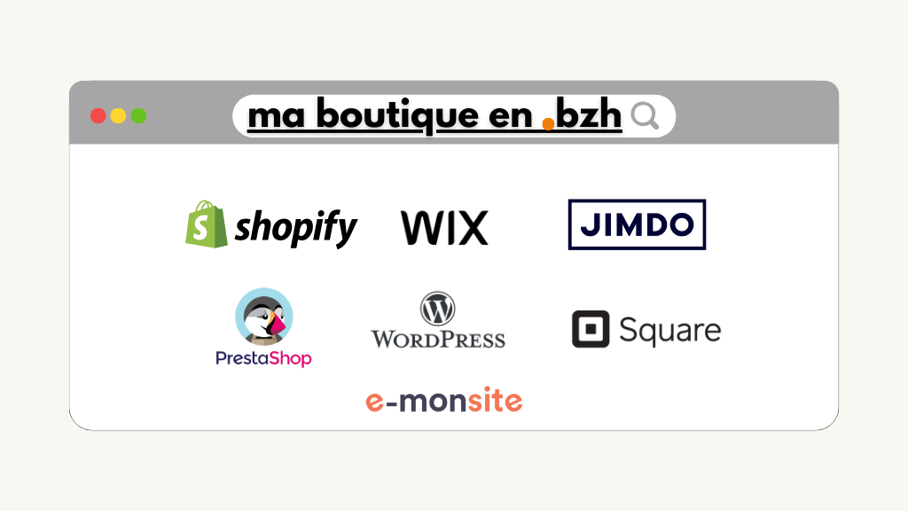 boutique shopify e-monsite bzh