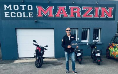 « Cela m’a semblé évident tout de suite, travaillant au niveau local » Eric Marzin, Dirigeant Auto Moto Ecole Marzin.